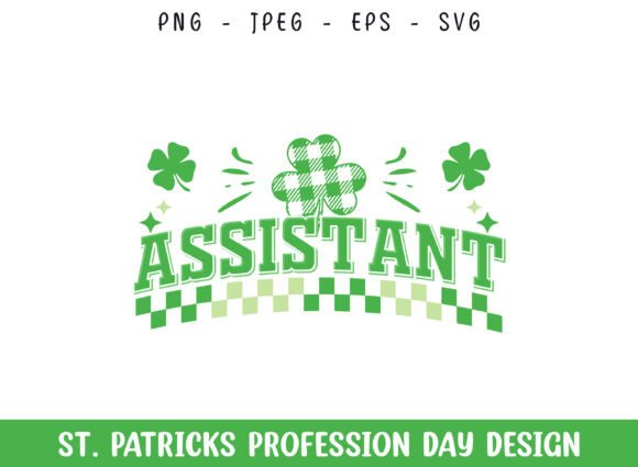 Assistant St Patricks Day Profession SVG