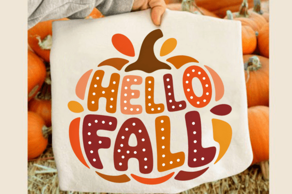Autumn Hello Fall PNG Design