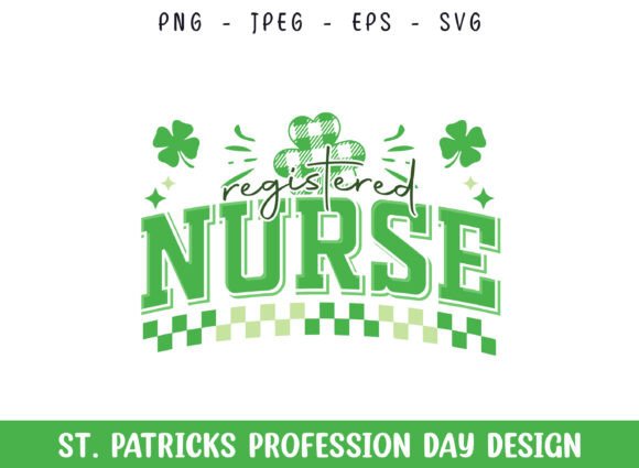 Registered Nurse St Patrick's Day SVG