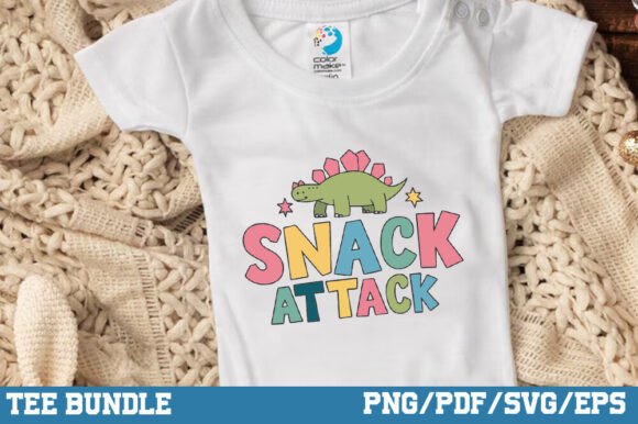 Snack Attack, Baby Funny Design SVG PNG