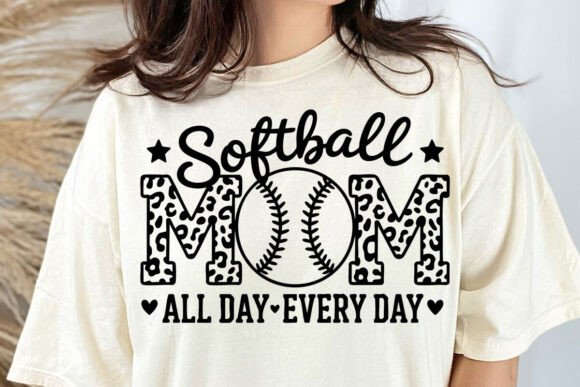 Softball Mom SVG, Softball Mom PNG File