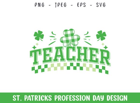 Teacher St Patrick’s Day Profession SVG